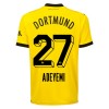 Camiseta de fútbol Borussia Dortmund Adeyemi 27 Primera Equipación 23-24 - Hombre